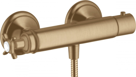Baterii dus - Baterie dus termostatata bronz periat Hansgrohe Axor Montreux