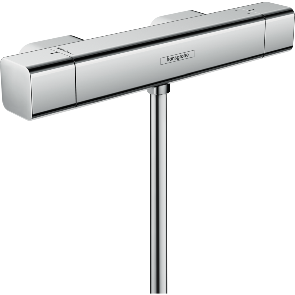 Baterii dus - Baterie dus termostatata crom Hansgrohe Ecostat E 15773000