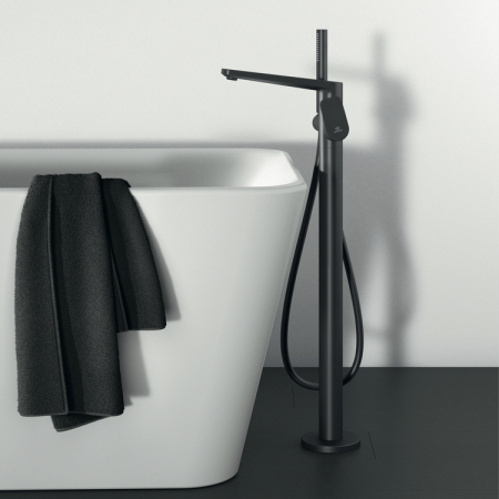 Baterie cada freestanding Ideal Standard Tonic II negru mat [3]