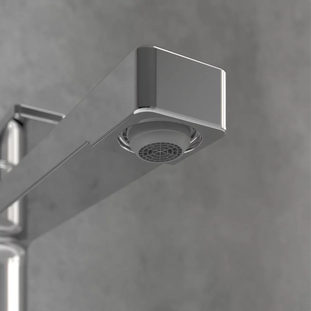 Baterie inalta pentru lavoar cu ventil click clack, crom, Villeroy&Boch Architectura [3]