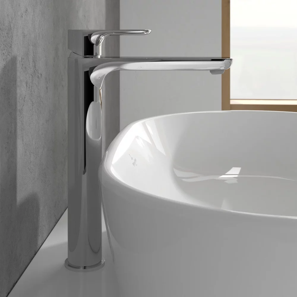 Baterie inalta pentru lavoar cu ventil click-clack, crom, Villeroy&Boch O.Novo [3]