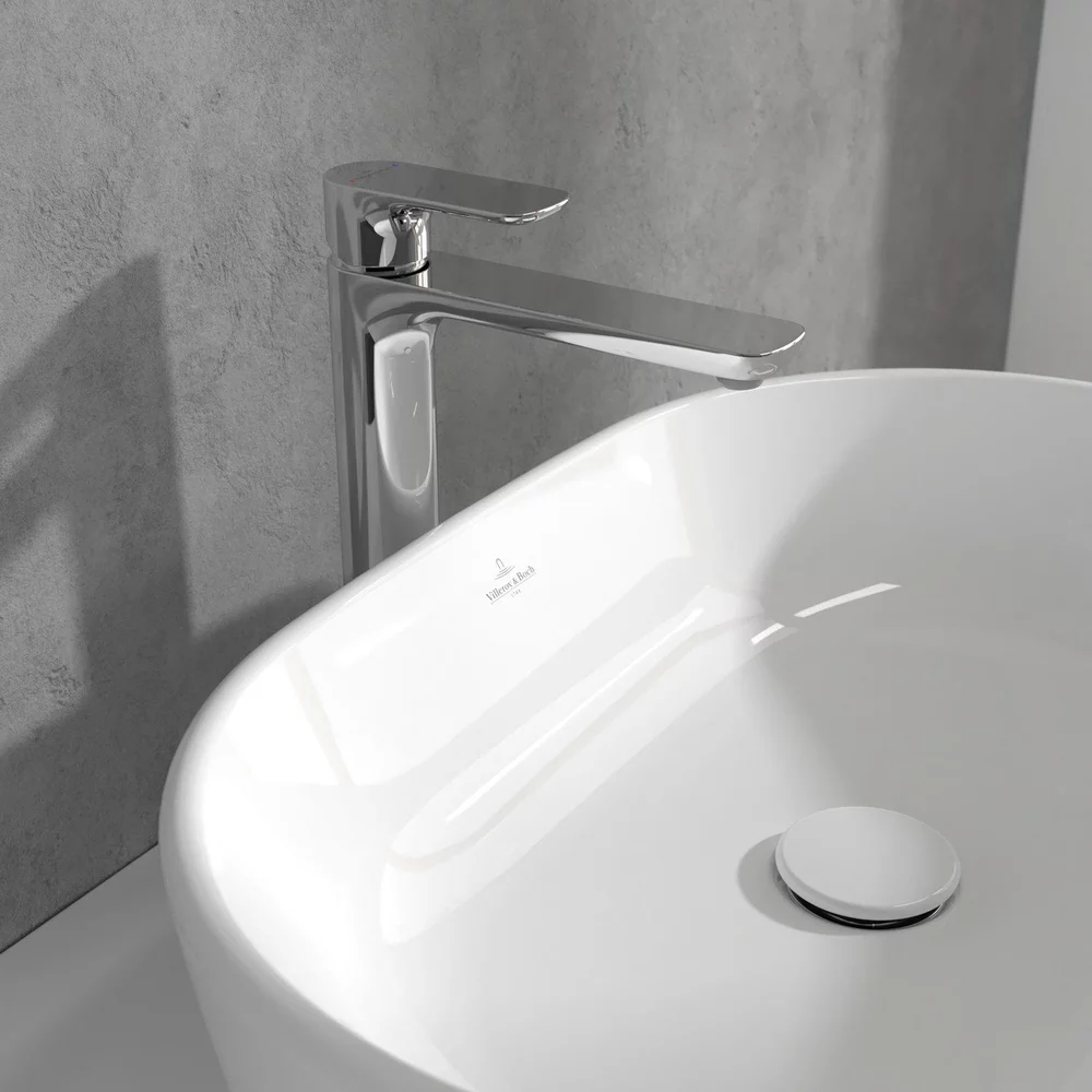 Baterie inalta pentru lavoar cu ventil click-clack, crom, Villeroy&Boch O.Novo [1]