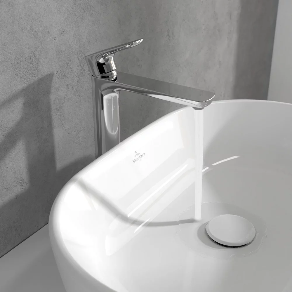 Baterie inalta pentru lavoar cu ventil click-clack, crom, Villeroy&Boch O.Novo [2]