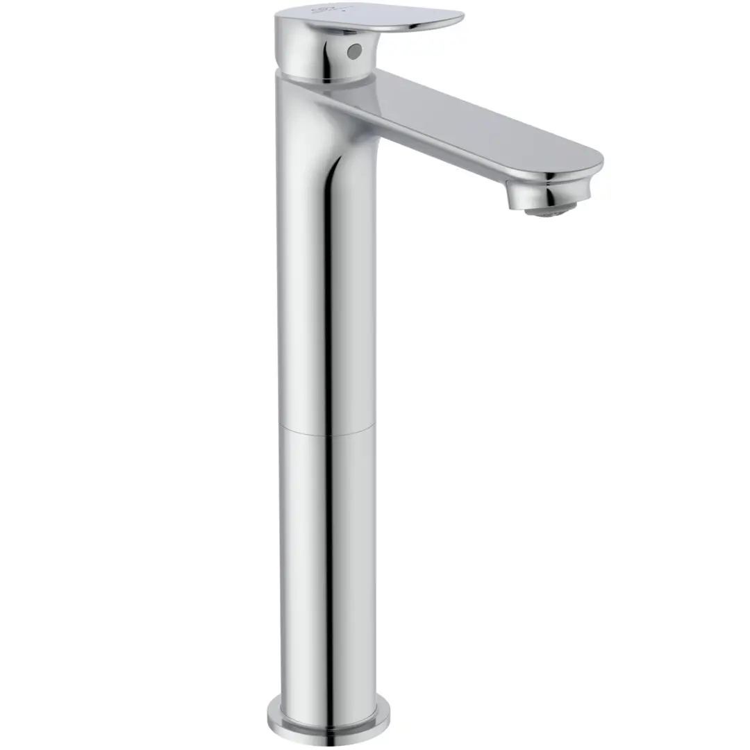 Baterii lavoare - Baterie inalta pentru lavoar, cu ventil click-clak inclus, crom lucios, Ideal Standard Ceralife O