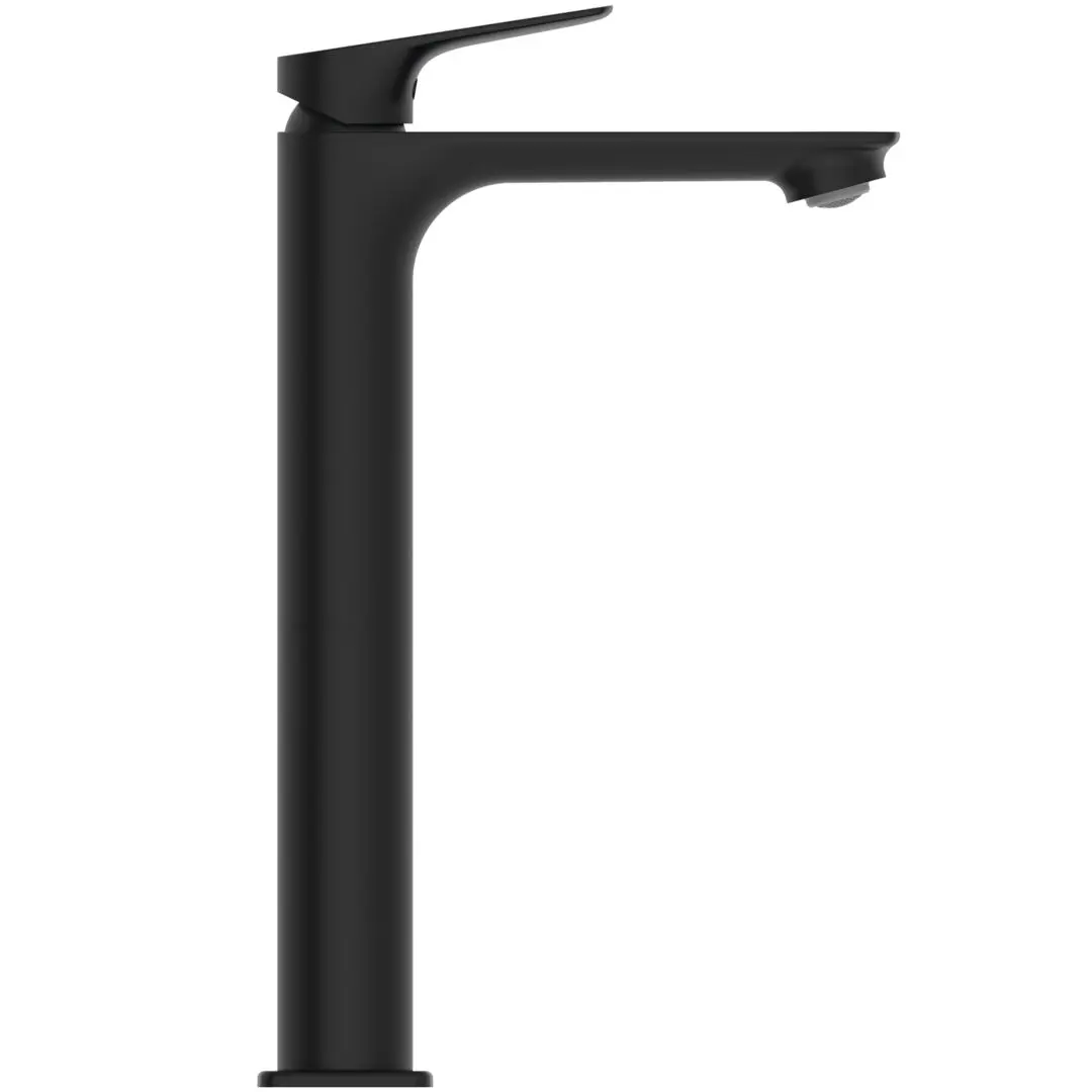 Baterii lavoare - Baterie inalta pentru lavoar, cu ventil clickclak inclus, negru mat, Ideal Standard Ceralife C