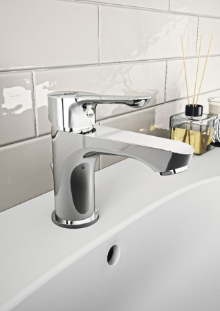 Baterie lavoar Ideal Standard Alpha 70 crom lucios cu ventil inclus [1]