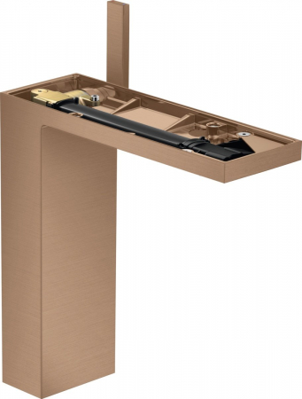 Baterii lavoare - Baterie lavoar baie red gold periat, ventil click-clack, Hansgrohe Axor MyEdition 230