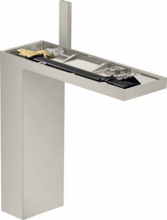 Baterii lavoare - Baterie lavoar baie culoare inox, ventil click-clack, Hansgrohe Axor MyEdition 230
