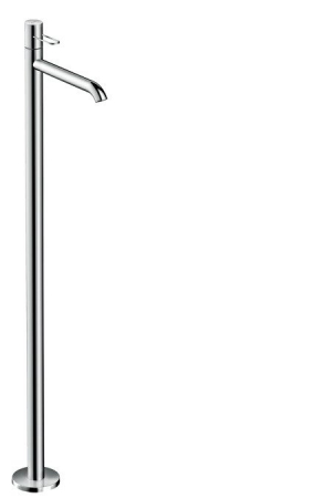 Baterii lavoare - Baterie lavoar baie crom cu montaj in pardoseala, pipa 266 mm, Hansgrohe Axor Uno