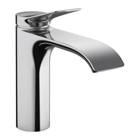 Baterii lavoare - Baterie lavoar baie crom, cu ventil inclus Hansgrohe Vivenis 110, CoolStart