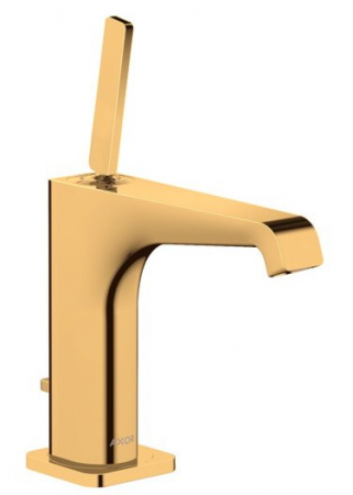 Baterii lavoare - Baterie lavoar baie auriu lucios cu ventil pop-up Hansgrohe Axor Citterio E