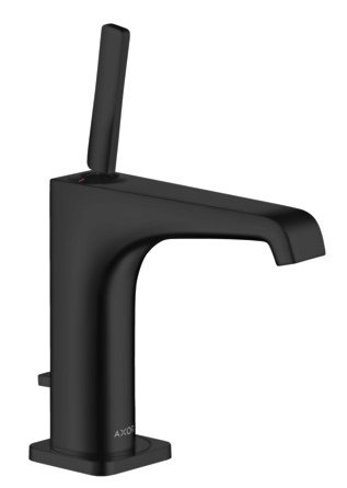 Baterii lavoare - Baterie lavoar baie negru mat cu ventil pop-up Hansgrohe Axor Citterio E