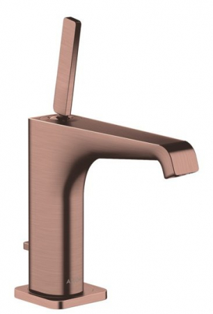 Baterii lavoare - Baterie lavoar baie red gold periat cu ventil pop-up Hansgrohe Axor Citterio E