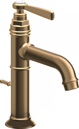 Baterii lavoare - Baterie lavoar baie bronz periat cu ventil pop-up Hansgrohe Axor Montreux 100