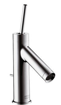 Baterii lavoare - Baterie lavoar baie crom cu ventil pop-up, pipa 95 mm, Hansgrohe Axor Starck 155