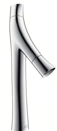 Baterii lavoare - Baterie lavoar baie crom cu ventil, pipa 116 mm, Hansgrohe Axor Starck Organic 365
