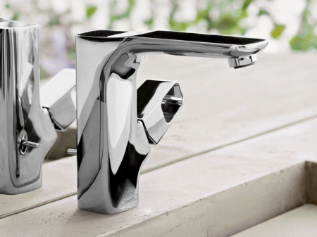 Baterie lavoar baie crom cu ventil pop-up Hansgrohe Axor Urquiola [2]