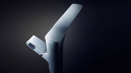 Baterie lavoar baie crom cu ventil pop-up Hansgrohe Axor Urquiola [1]