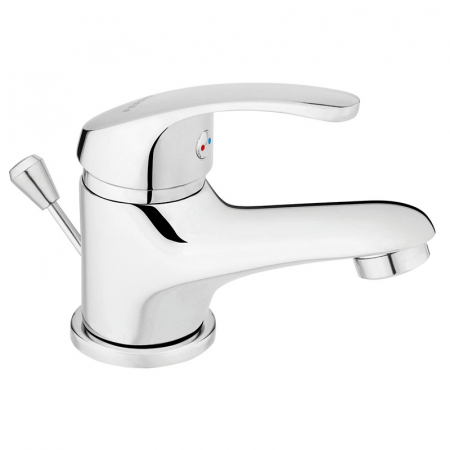 Baterie lavoar baie crom cu ventil Ferro, Basic