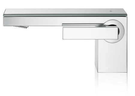 Baterie lavoar baie crom/sticla oglinda, ventil click-clack, Hansgrohe Axor MyEdition 70 [3]