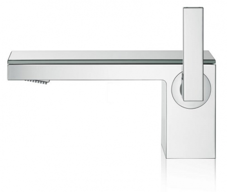 Baterie lavoar baie crom/sticla oglinda, ventil click-clack, Hansgrohe Axor MyEdition 70 [2]