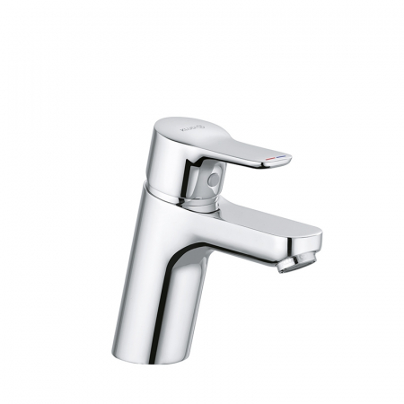 Baterii lavoare - Baterie lavoar crom lucios, ventil inclus, 120 mm, Kludi Pure & Easy