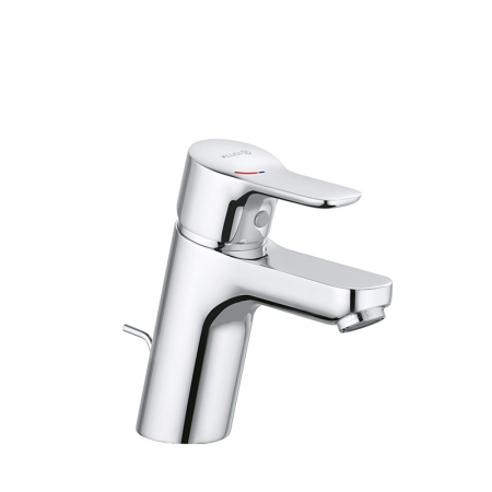Baterii lavoare - Baterie lavoar Kludi crom cu ventil inclus si EcoPlus, Pure & Easy
