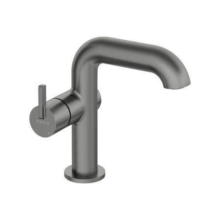 Baterii lavoare - Baterie lavoar baie culoare titan Deante Silia 2