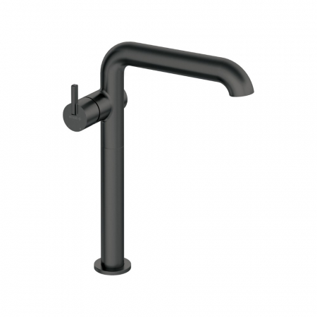 Baterii lavoare - Baterie Chiuveta baie inalta culoare neagra Deante Silia 2