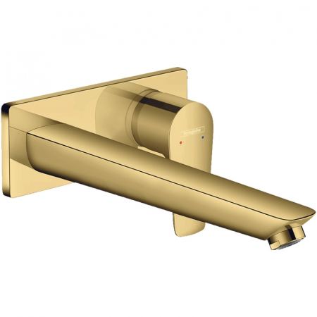 Baterii lavoare - Baterie lavoar incastrata auriu lucios Hansgrohe Talis Select E