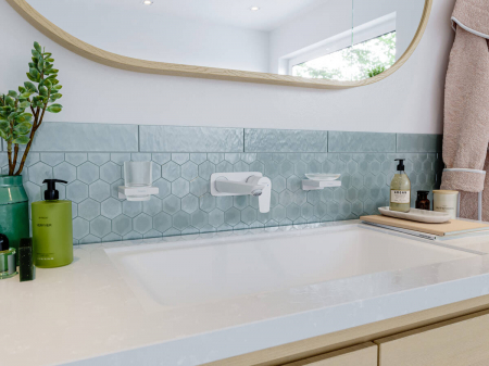 Baterie lavoar incastrata alb mat Hansgrohe Talis Select E [1]