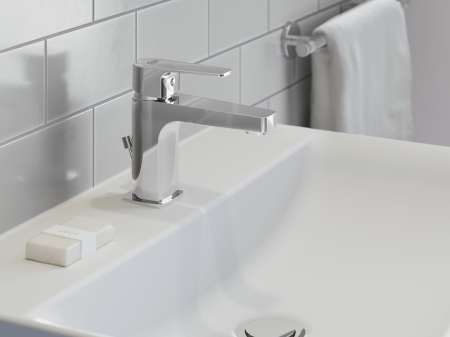 Baterie lavoar Ideal Standard Cerafine D H80 crom lucios cu ventil metalic inclus [3]