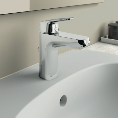 Baterie lavoar Ideal Standard Ceraflex crom lucios cu ventil plastic inclus [3]