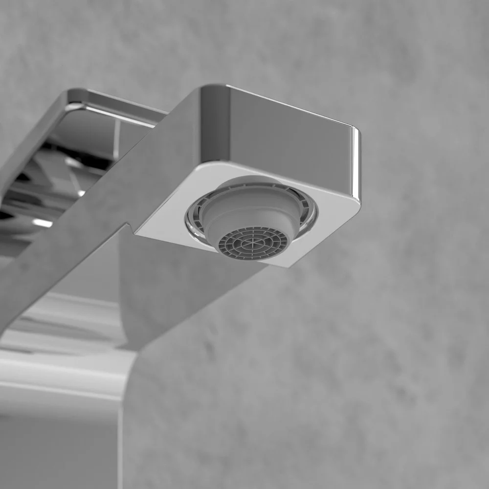 Baterie lavoar, crom lucios, Villeroy & Boch Architectura Square [4]