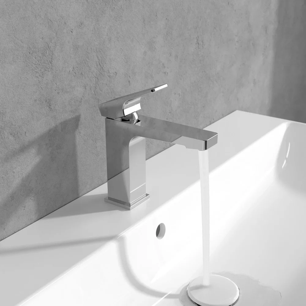 Baterie lavoar, crom lucios, Villeroy & Boch Architectura Square [3]
