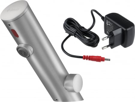 Baie - Baterie lavoar cu senzor, culoare oțel șlefuit, alimentare retea 230/6V, control temperatura, Deante Sense