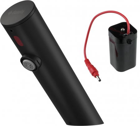 Baterii lavoare - Baterie lavoar cu senzor, culoare negru, 4 baterii AA, fara control temperatura, Deante Sense