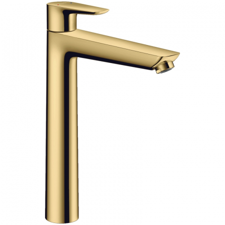 Baterii lavoare - Baterie lavoar auriu lucios, ventil inclus, Hansgrohe Talis E 240