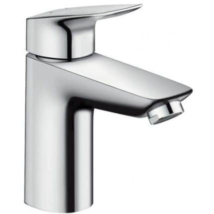 Baterii lavoare - Baterie lavoar cu ventil pop-up, Hansgrohe Logis 100, crom