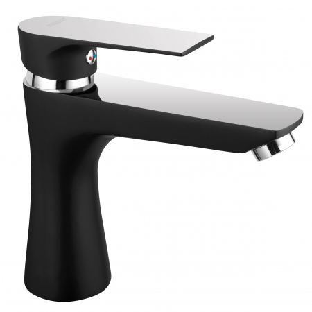 Baterii lavoare - Baterie lavoar negru mat Ferro Algeo Square