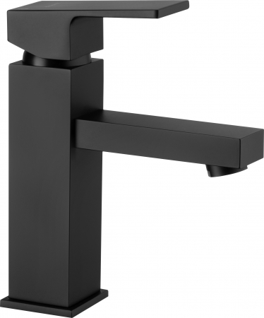 Baie - Baterie lavoar Deante Anemon cu ventil click-clack inclus, negru mat