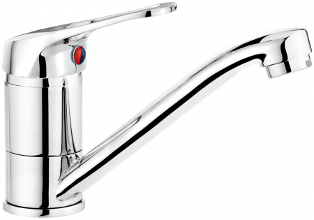 Baterii lavoare - Baterie Chiuveta Deante Lobo, pipa pivotanta 151 mm, crom lucios