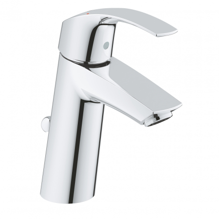 Baterii lavoare - Baterie lavoar culoare crom, marimea M, Grohe Eurosmart