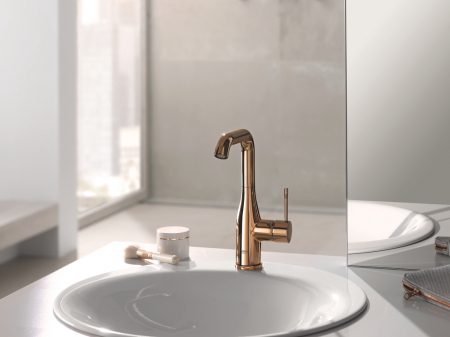 Baterie lavoar Grohe Essence, marimea L, ventil inclus, auriu lucios Cool Sunrise [1]