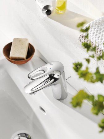 Baterie lavoar Grohe Eurostyle, marimea S, ventil inclus, crom lucios [1]