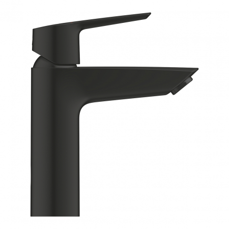 Baterie lavoar Grohe Start, marimea M, ventil inclus, negru mat [1]