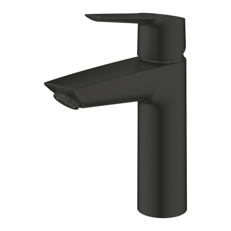 Baterie lavoar Grohe Start, marimea M, ventil inclus, negru mat [2]