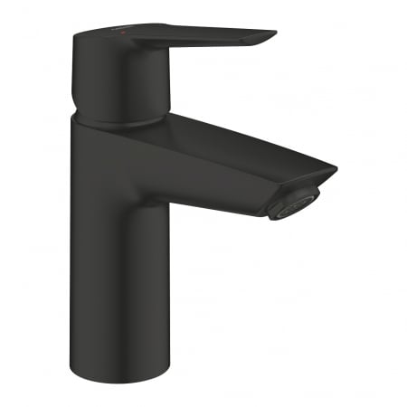 Baterii lavoare - Baterie lavoar Grohe Start, marimea S, ventil inclus, negru mat
