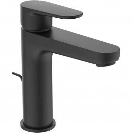 Baterii lavoare - Baterie lavoar Ideal Standard Cerafine O II negru mat cu ventil inclus