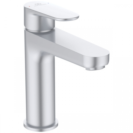 Baterii lavoare - Baterie lavoar Ideal Standard Cerafine O argintiu cu ventil click-clack inclus BD131SI